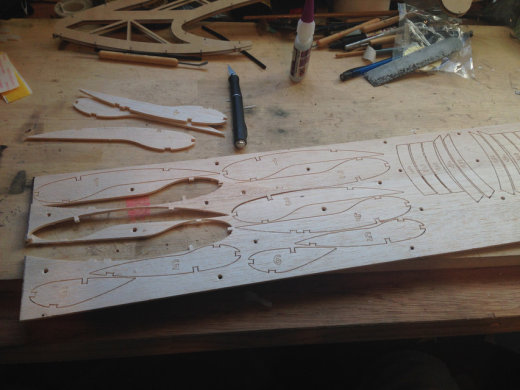 Glider Model简易滑翔机结构3D图纸 STP格式缩略图